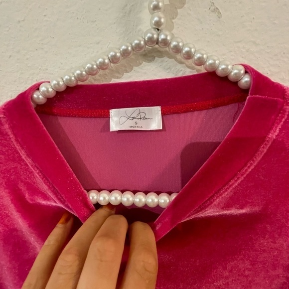 Laina Rauma SET Barbiecore Velour loungesuit velour club bed leisure lainarauma - Picture 16 of 16